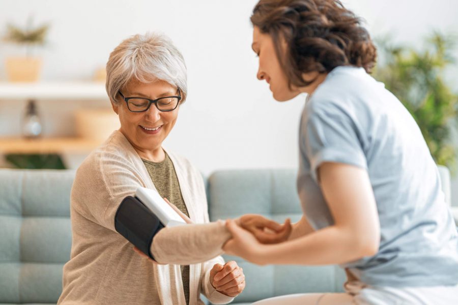 What is a blood pressure test?
